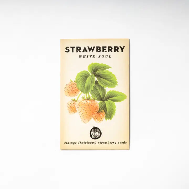 Strawberry 'white Soul' Heirloom Seeds